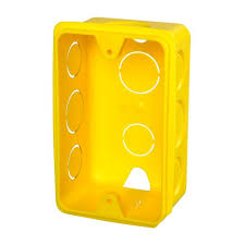 Caixa de Luz 4x2 Amarela